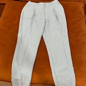 FRNCH Paris High Waisted Pin Striped Pants